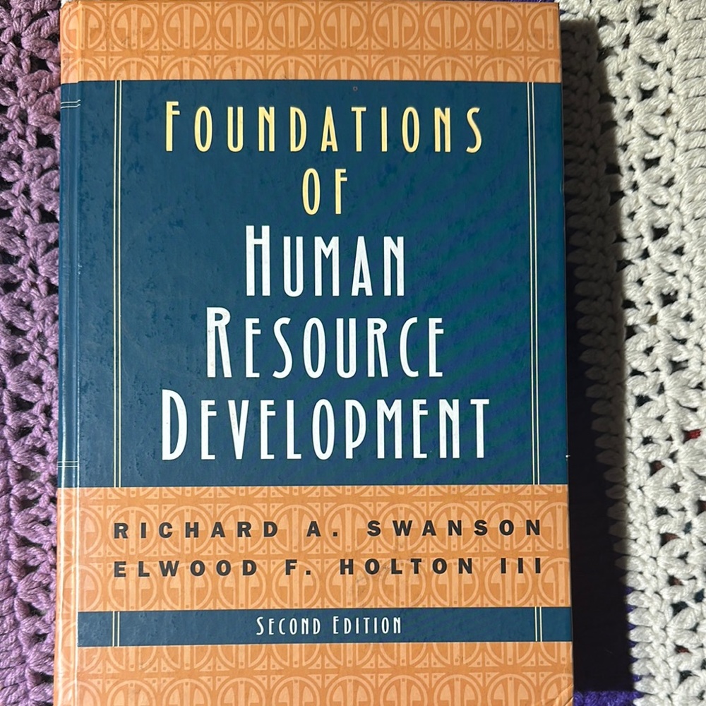 Foundations of Human Resource Development Book